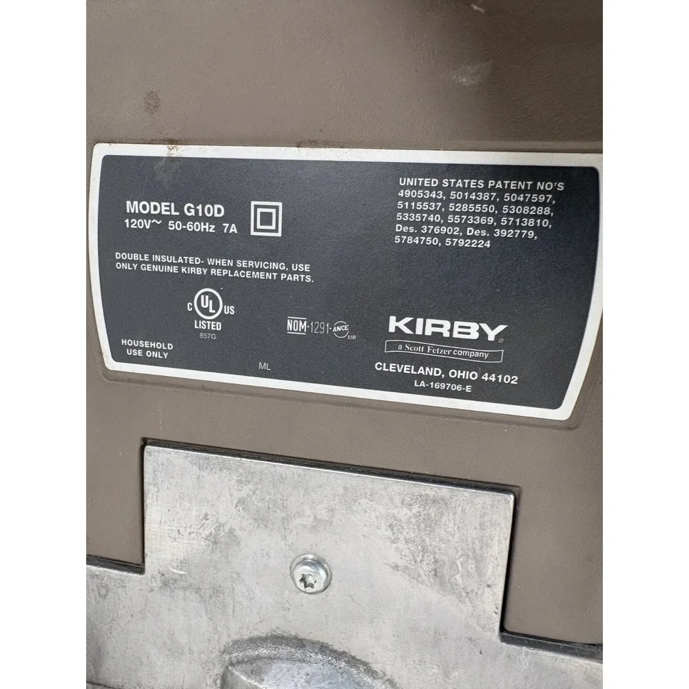 Kirby Sentria G10D Vacuum Cleaner Base Motor Unit Assembly OEM TESTED Working